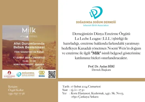 Afet Döneminde Bebek Beslenmesi fotoğraf 1